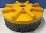 Deburring Tufted Nylon Abrasive Disc Brush 150MM Outer Diameter X 25.4MM Inner