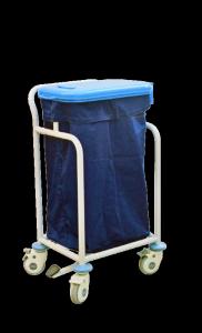 Wholesale Simple Stainless Steel Medical Trolley Hospital Clinic Furniture With Dirt Bag from china suppliers