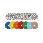 100mm 4 Grinder Dry Diamond Polishing Pads 800 1500 3000 BUFF
