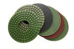 High Gloss Finish Diamond Polishing Pads , Resin Bond Diamond Stone Polishing