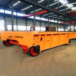 Hot Metal Industrial Ladle Transfer Cart For Metallurgical Foundry High