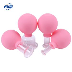 Wholesale Pink Moisture Absorber Anti Cellulite Vacuum Cupping Cup Silicone Family Facial Body Massage Therapy Cupping Cup Set from china suppliers
