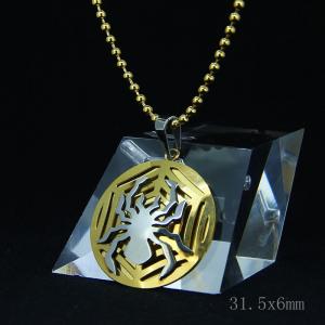 Wholesale Fashion High Quality Fashion Stainless Steel Round Shapped Necklace Pendant LPR302-2 from china suppliers