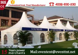 Wholesale Stylish prefabricated house pagoda wedding tent with white waterproof cover for sale from china suppliers