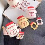 For Apple Airpods Case Cartoon Earphone Cover With Lovely Ring 3D Animal Cartoon