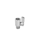 Full Bore Valve Stainless Steel Handle Female Male Threaded Manual Mini Ball