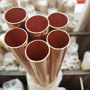 Wholesale Metal Seamless Straight Copper Round Pipe Tube T1 T2  OD 1/2 3/4 2mm from china suppliers