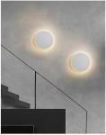 circular wall lamp round led wall light die cast aluminum industrial style villa
