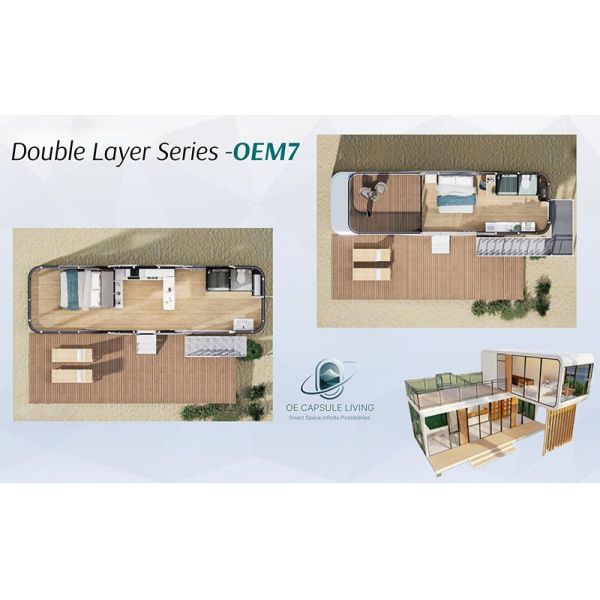 Modern 20ft & 40ft Movable Durable Soundproof Mobile Working Cabin for Hotels Outdoor