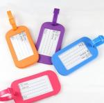 Customized made cartoon soft pvc rubber travel luggage tag