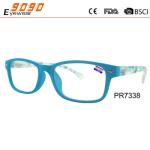 New arrival and hot sale of plastic reading spectacle glasses, silver metal
