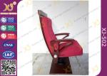 High Plywood Back Embroidered Chairs for Church Hall With Single Legs