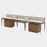 2015 Hot Sale Commercial Modern Glass And Metal Display Jewelry Showcase For