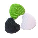 Heart Shape Silicone Makeup Brush Cleaner 82*74*30mm Custom Silicone Products