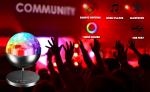 Bluetooth Rotating Party Disco Light Ball Wedding Mini USB