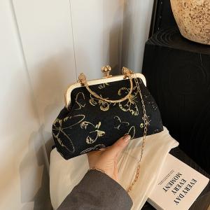 Wholesale NEW CHINESE STYLE CHEONGSAM DINNER BAG FOR WOMEN 2024 SPRING/SUMMER NEW HANDBAG SENIOR CHAIN CROSSBODY BAG from china suppliers