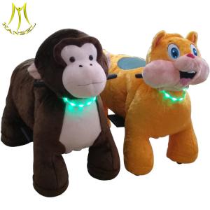Wholesale Hansel amusement park electric scooter plush animal coin toy ride from china suppliers