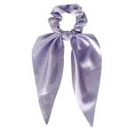 Satin Fabric Scrunchies solid color ribbon hair tie