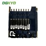 TF Card Holder PUSH 1.28H 8P Internally Welded Telephone Card Holder DGKYDTF128H