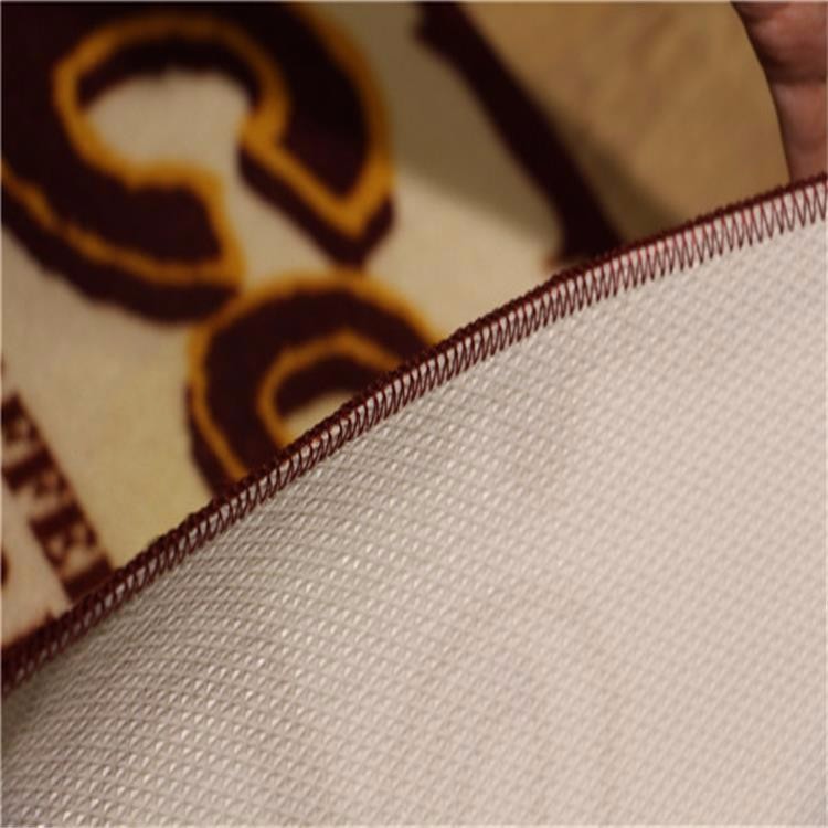 Flat Indoor Door Mats Coffee Shop Logo Nylon Material Oriental Design