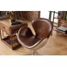 Buy cheap Industrial Loft Leather Office Swan Chair Thick Aluminium Sheet Full handwork from wholesalers