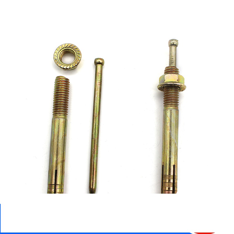 Yellow Zinc Heavy Duty Expansion Hit Anchor Bolt for 12mm Diameter and DIN Standard
