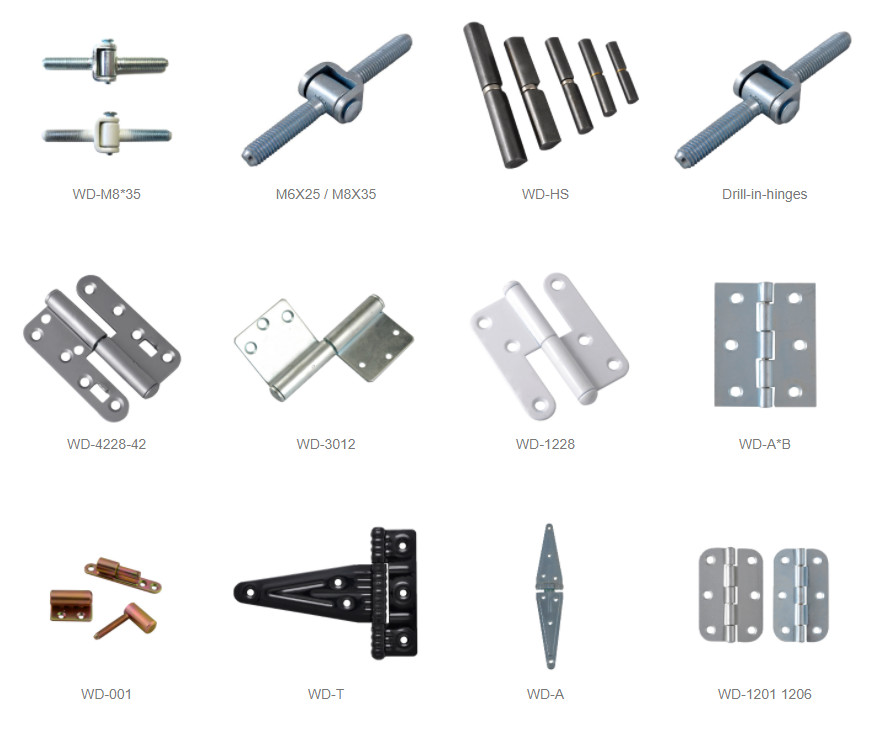 Wooden Door Zinc Alloy Hinges 6540 KS Chrome Powder Coating