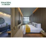 Apartment Walnut Solid Wood Custom Hotel Furniture