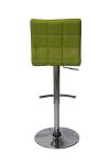 Green Chrome 0.059CBM/CTN Faux Leather Bar Stool ODM