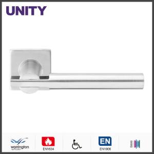 Wholesale Stainless Steel Fire Door Lever Handle EN1906 and EN1634 Satin Finish from china suppliers