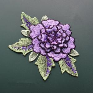 Wholesale Polyester Embroidered Floral Appliques For Jackets 11 CM X 9 CM Multi Color Available from china suppliers