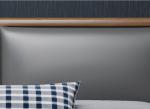 Modern Ash Wood Platform Bed Furniture Fashion Design For Hotels / Apartments