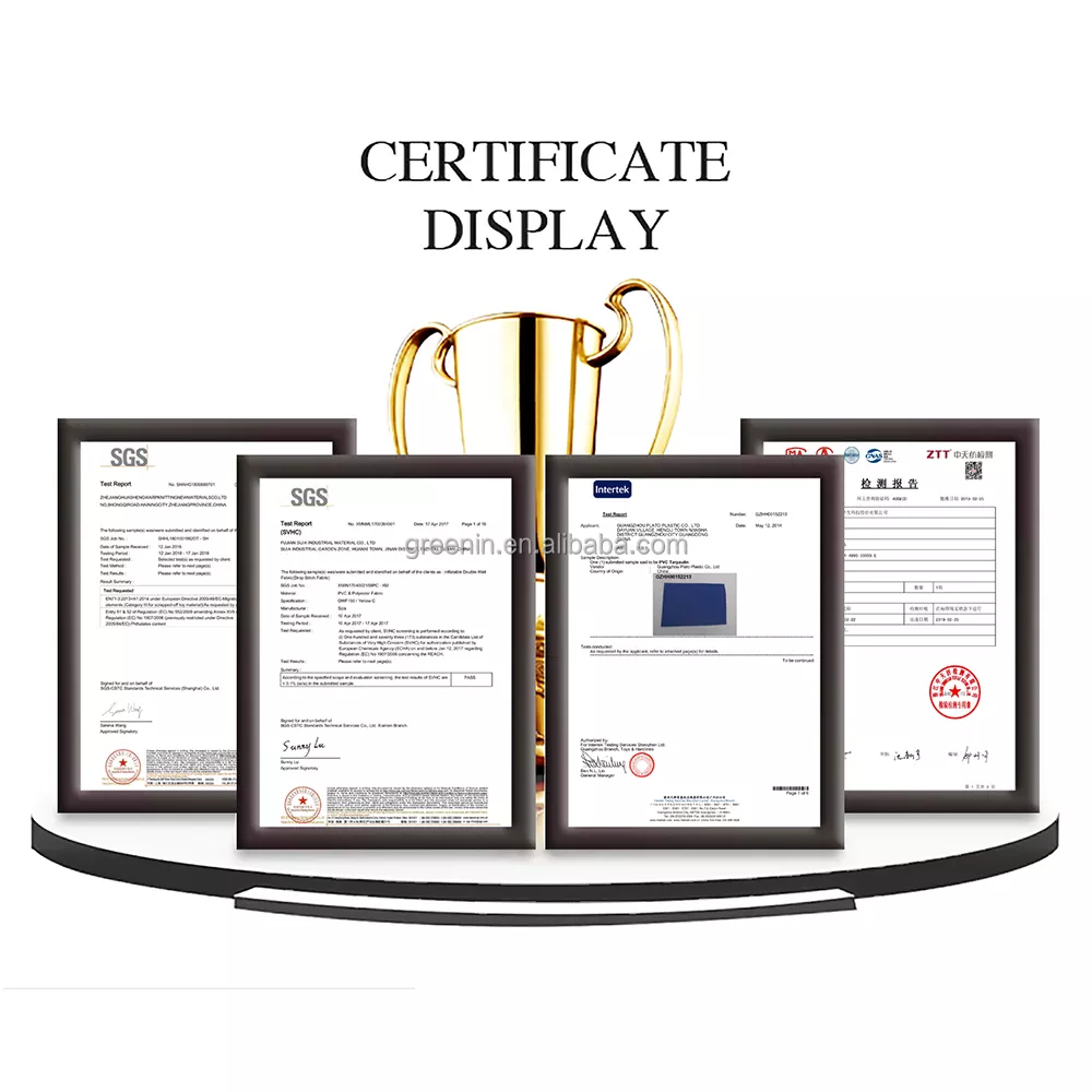 Best Lead Free Pvc Tarpaulin Material Custom Inflatable Obstacle Course Equipment Trampoline Amusement Theme Park