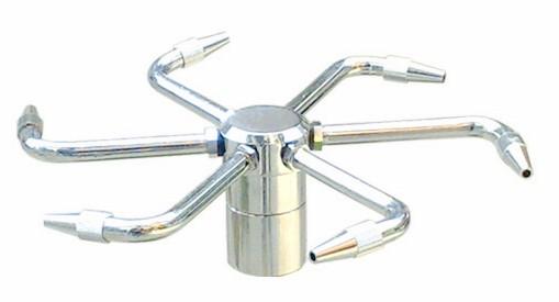 Stainless Steel Rotating Fountain Jet Nozzle Fountain Spray Head Pond Fountain