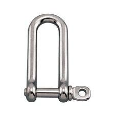 Wholesale STAINLESS STEEL 316 LONG D SHACKLE 5/32&quot; W/ CAPTIVE PIN from china suppliers