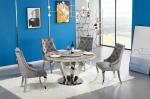 Marble Top Luxury Modern Dining Tables Stainless Steel Dinner Table