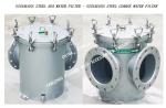 STRAIGHT THROUGH STAINLESS STEEL SEA WATER FILTER AS250 CB/T497-2012 FOR LOW