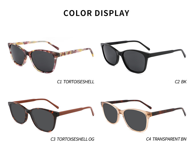 Custom Logo Acetate Frame Sunglasses OEM , Colorful Sun Glasses For Women