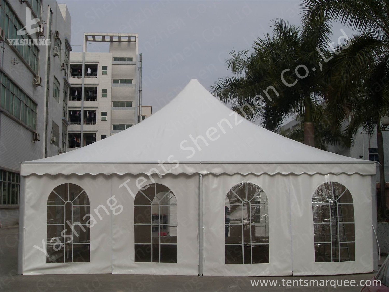 High Performance Outdoor Warehouse Tents White PVC Tarpaulin Storage Marquees Hire
