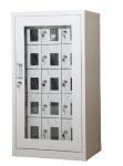 School / Public Steel Office Furniture Multiple Mobile Phone Charging Stations