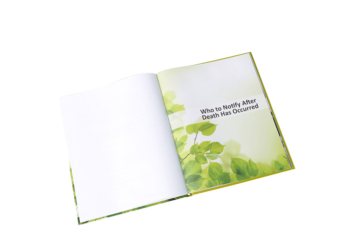 Cardboard Hardcover Book Printing Matt Art Paper With 3mm Bleed Position