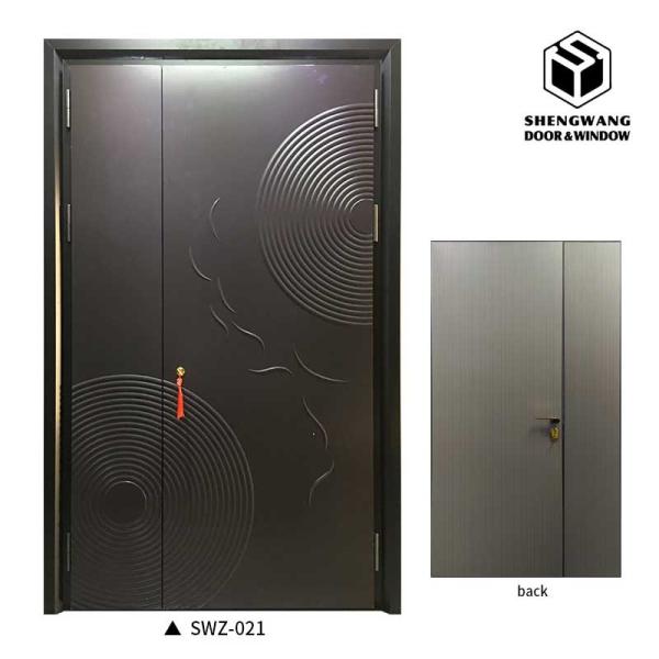 Villa Aluminium Glass Hinged Door Hinged Aluminum Doors With Aluminum Honeycomb