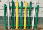 Pvc Coated Steel Palisade Fencing Pre Hot Dipped Galvanized Tube Material