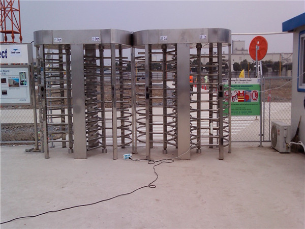Semi Automatic Controlled Access Turnstiles , Heavy Duty Security Turnstile Gate