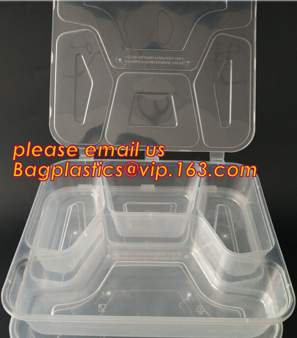 Premium Meal Prep Containers 3 Compartment BPA-FREE Food storage Microwavable Dishwasher Safe plastic Lunch bento box