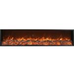 1800mm 70-In Natural Flame Electric Fireplace Wall Insert Living Room