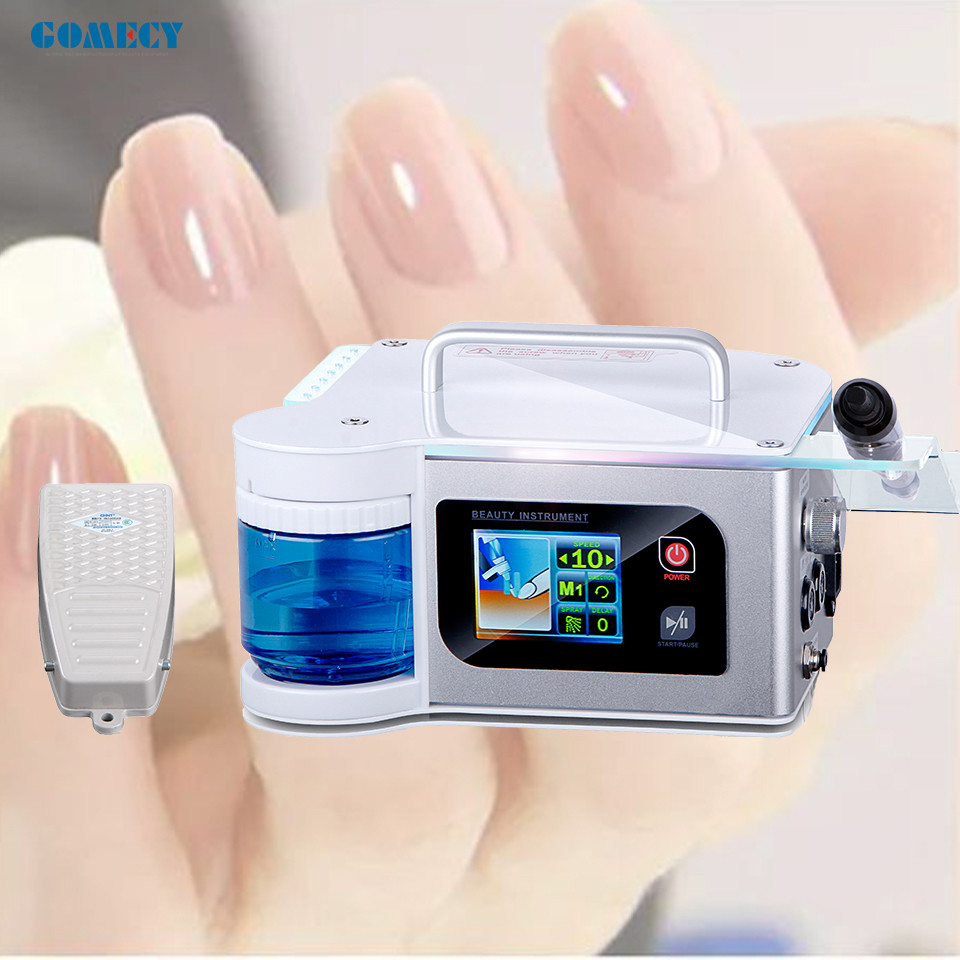 Professional Electric Pedicure Nail Drill Machine Portable 40000rpm With Water Spray Function