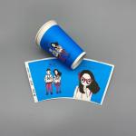 170g+15g PE Paper Ice Cream Containers 3 Ounce Paper Cups