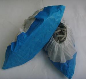Wholesale Disposable Polypropylene Shoe Covers , Plastic Protective Shoe Covers Dust Proof from china suppliers