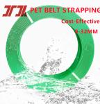 Green Embossed Or Smooth Pet Plastic Strapping PET Plastic Steel For Heavy Cargo